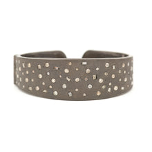 画像をギャラリービューアに読み込む, Sterling Silver Diamond Cuff Bracelet