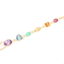 Charger l'image dans la galerie, 14k Rainbow Gem Hand Chain