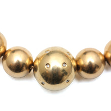 画像をギャラリービューアに読み込む, 14K Diamond Bead Necklace