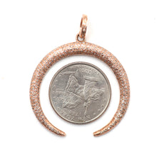 Charger l'image dans la galerie, Large 14k Diamond Naja Pendant