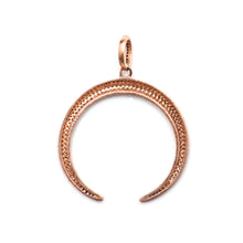 Charger l'image dans la galerie, Large 14k Diamond Naja Pendant