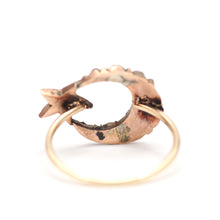 Laden Sie das Bild in den Galerie-Viewer, 15K Rose Cut Diamond Celestial Conversion Ring 2