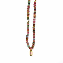 將圖片載入圖庫檢視器 14k Tourmaline Heishi Necklace