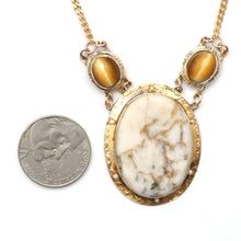 將圖片載入圖庫檢視器 14k Gold in Quartz Necklace