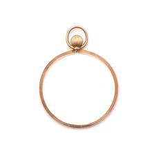 將圖片載入圖庫檢視器 9k Double-Sided "Dessert First" Photo Locket W/ Original Watercolor Micro-painting