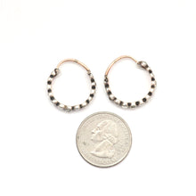 將圖片載入圖庫檢視器 Victorian Rose Cut Diamond Hoop Earrings