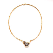 將圖片載入圖庫檢視器 SOLD TO M***14K Boulder Opal & Diamond Necklace