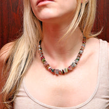 將圖片載入圖庫檢視器 14k Rainbow Tourmaline Necklace