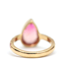 Laden Sie das Bild in den Galerie-Viewer, 14k Multitone Pink Tourmaline Ring