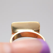 Laden Sie das Bild in den Galerie-Viewer, 14k Tricolor Tourmaline Ring