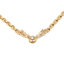 將圖片載入圖庫檢視器 SOLD TO AM*14k Diamond Equestrian Chain Necklace
