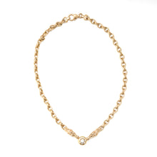 將圖片載入圖庫檢視器 SOLD TO AM*14k Diamond Equestrian Chain Necklace