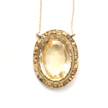 將圖片載入圖庫檢視器 Large Edwardian Citrine Necklace