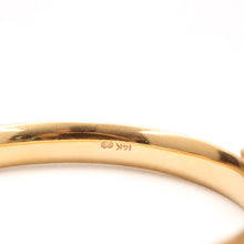 Load image into Gallery viewer, SOLD TO C***14k Vintage Sapphire Starburst Bangle