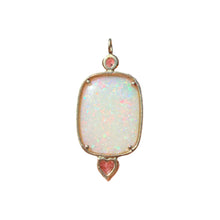 Load image into Gallery viewer, 14k Brazilian Opal Tourmaline Pendant