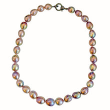 Laden Sie das Bild in den Galerie-Viewer, Rainbow Metallic Baroque Pearl Necklace