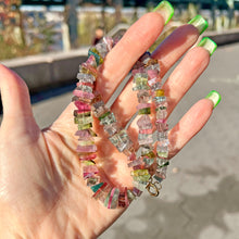 將圖片載入圖庫檢視器 14k Rainbow Tourmaline Necklace
