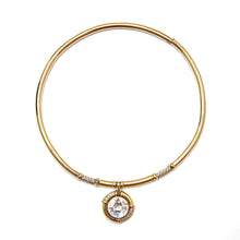 將圖片載入圖庫檢視器 18k MASSIVE Rose Cut Diamond Collar