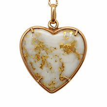 將圖片載入圖庫檢視器 Giant Gold in Quartz Heart