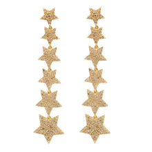 將圖片載入圖庫檢視器 Diamond Falling Star Earrings