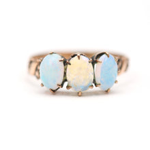 Charger l'image dans la galerie, 9k Victorian Opal Trilogy Ring
