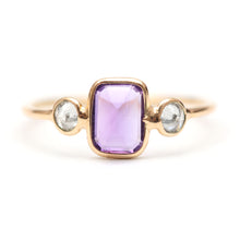 將圖片載入圖庫檢視器 14k Circle Square Rings