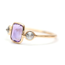 將圖片載入圖庫檢視器 14k Circle Square Rings