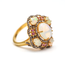 將圖片載入圖庫檢視器 Opal Diamond Tourmaline Set