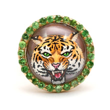 Charger l'image dans la galerie, 14k Crystal Tiger Ring