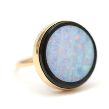 Charger l'image dans la galerie, Opal Onyx Inlay Ring
