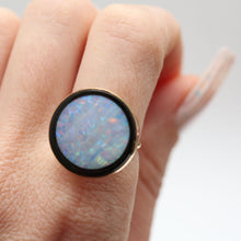 Charger l'image dans la galerie, Opal Onyx Inlay Ring