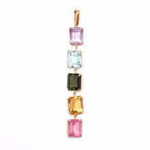 Charger l'image dans la galerie, 14k Raynbow Drop Pendant