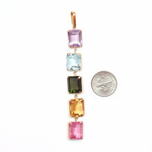 Charger l'image dans la galerie, 14k Raynbow Drop Pendant