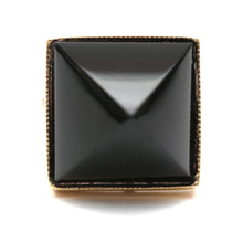 Laden Sie das Bild in den Galerie-Viewer, Large 14k Onyx Sugarloaf Ring