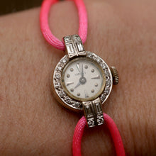 將圖片載入圖庫檢視器 14k Diamond Antique Watch