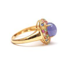 Laden Sie das Bild in den Galerie-Viewer, Rainbow Tanzanite Ring