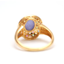 Laden Sie das Bild in den Galerie-Viewer, Rainbow Tanzanite Ring