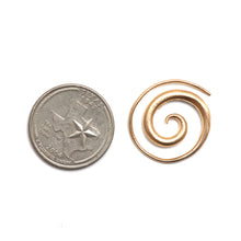 將圖片載入圖庫檢視器 14k Spiral Earrings