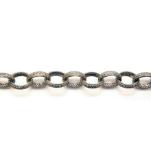 將圖片載入圖庫檢視器 Oversized Sterling Diamond Curb Chain