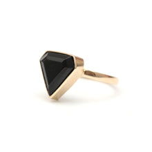 將圖片載入圖庫檢視器 14k Onyx Kite Ring