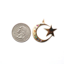 將圖片載入圖庫檢視器 Large 14k Celestial Pendant