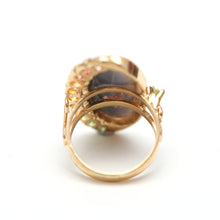 將圖片載入圖庫檢視器 14k Lightning Ridge Rainbow Ring