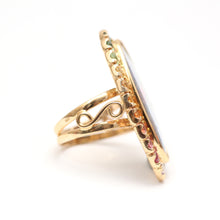 將圖片載入圖庫檢視器 14k Lightning Ridge Rainbow Ring