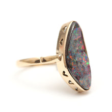 將圖片載入圖庫檢視器 14k Boulder Opal Supernova Ring