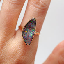 將圖片載入圖庫檢視器 14k Boulder Opal Supernova Ring