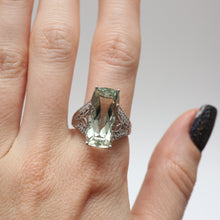 將圖片載入圖庫檢視器 9k Green Amethyst Ring