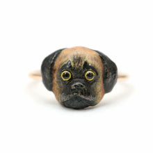 Load image into Gallery viewer, 14k Antique Pug Ring