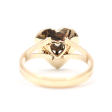將圖片載入圖庫檢視器 Victorian Rose Cut Diamond Heart Ring
