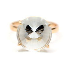 將圖片載入圖庫檢視器 14k Butterfly Cut Aquamarine Ring