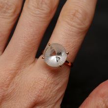 將圖片載入圖庫檢視器 14k Butterfly Cut Aquamarine Ring